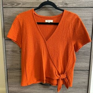 Madewell Orange Top